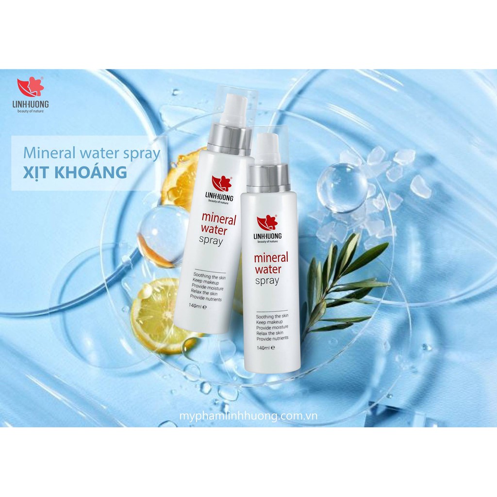 Xịt khoáng Mineral Water Spray Linh Hương Cân bằng da, Tăng cường khoáng chất độ ẩm cho da