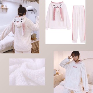 Bộ lông mũ tai thỏ siêu cute