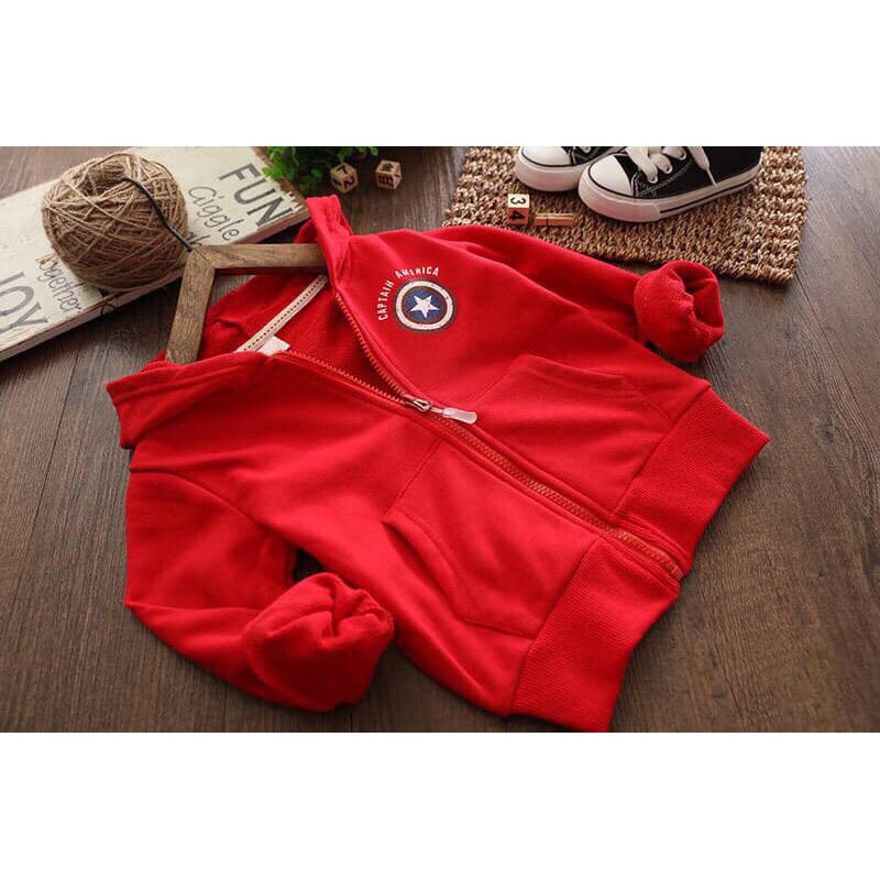 Áo khoác nỉ cho bé trai