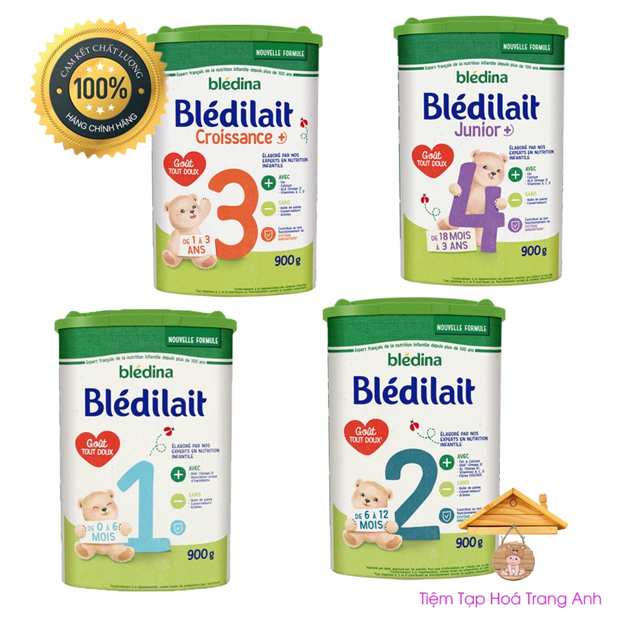 Sữa BLEDILAIT Pháp 900gr cho bé