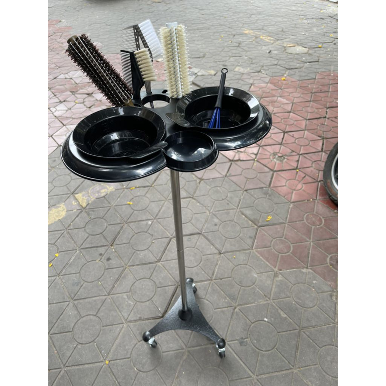 Khay làm tóc bánh xe kèm bát nhuộm