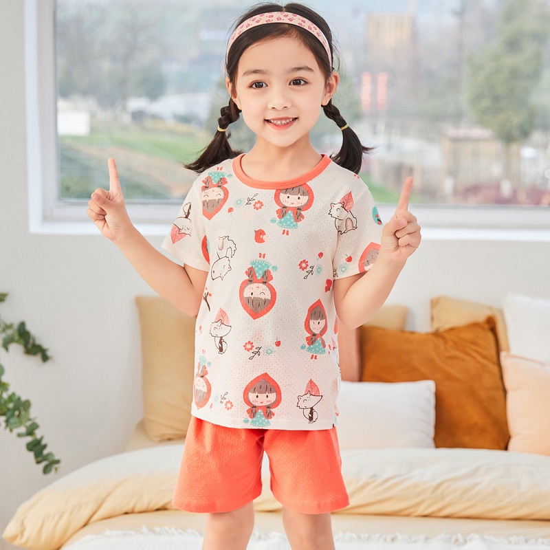 [SALE] BT29⚡Size90-150 (9-35kg)⚡Bộ thun lỗ thông hơi hàn quốc bé gái xịn 100% cotton⚡Thời trang trẻ Em