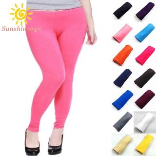 Quần Legging Lưng Cao Màu Trơn Thời Trang Cho Nữ