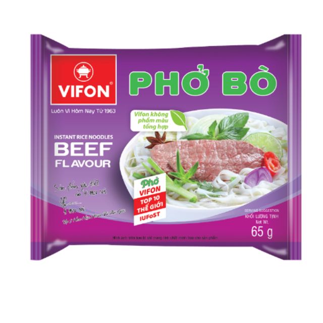 Phở bò VIFON gói 65g