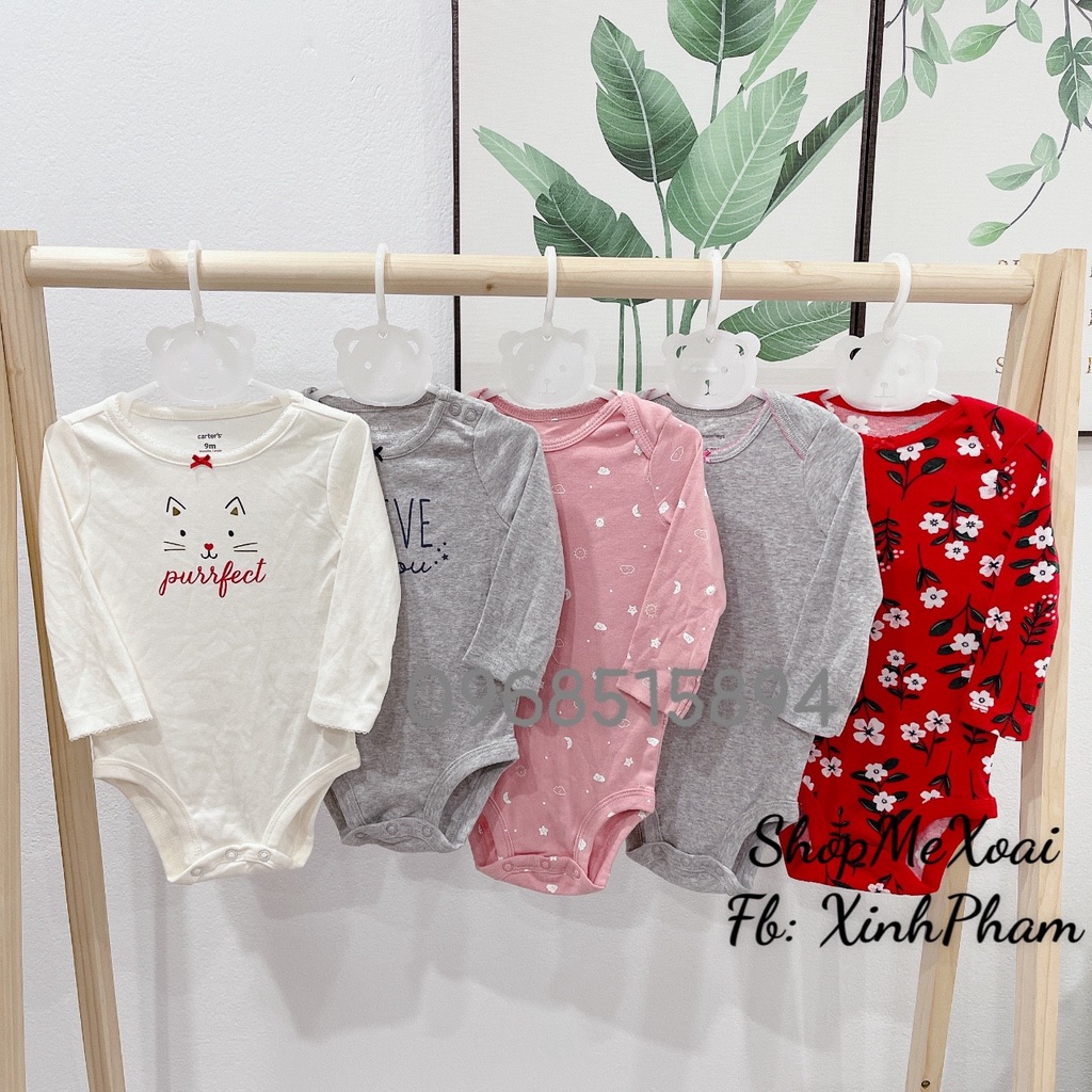 [Chọn mẫu 2][ Size 18M] BODYSUIT, BODYCHIP DÀI TAY XUẤT DƯ CHO BÉ TỪ 9-11kg