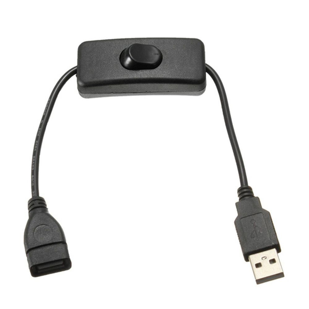 Dây cáp mở rộng đa năng có công tắc USB 28cm