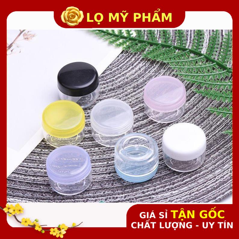 [GIÁ TỐT NHẤT] [Combo 5sp] Hủ Đựng Kem ❤ Hũ nhựa tròn 3g,5g đựng kem, chiết mỹ phẩm , phụ kiện du lịch