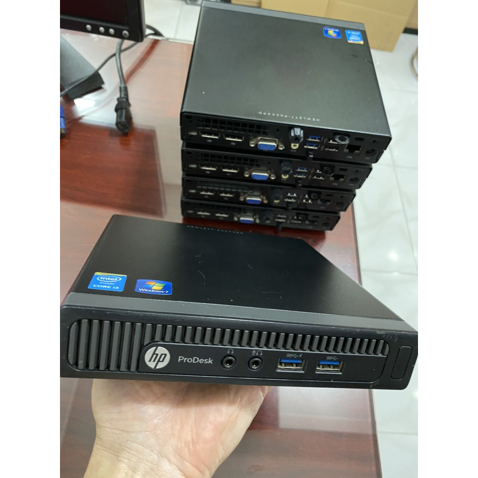 Máy tính Mini Hp ProDesk 600 G1 DM Businec PC/ i3 4130T/ Ram 4G/ SSD 120G siêu dễ thương