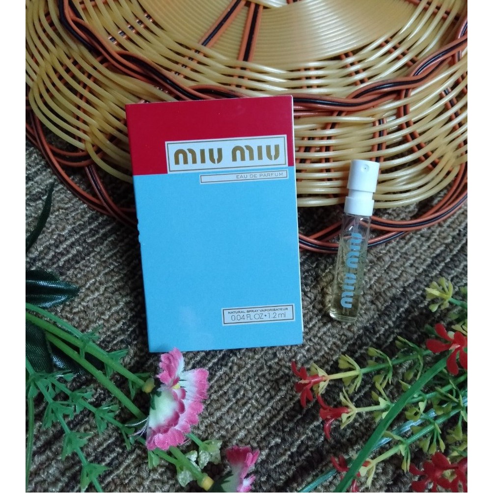 Sỉ 1 ống Nước hoa Vial nữ Miu Miu Eau De Parfum chai 1.2ml