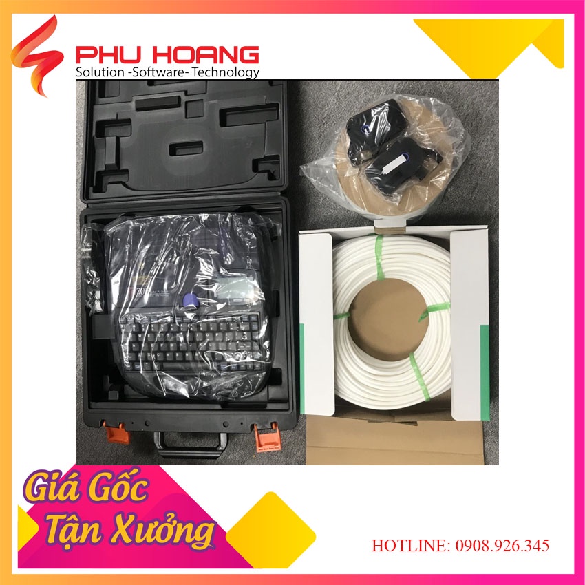 Băng in nhãn Supvan TP-L09EW, kích thước rộng 9mm dài16m, màu trắng, sử dụng cho máy in nhãn Supvan TP-70E, TP-76E