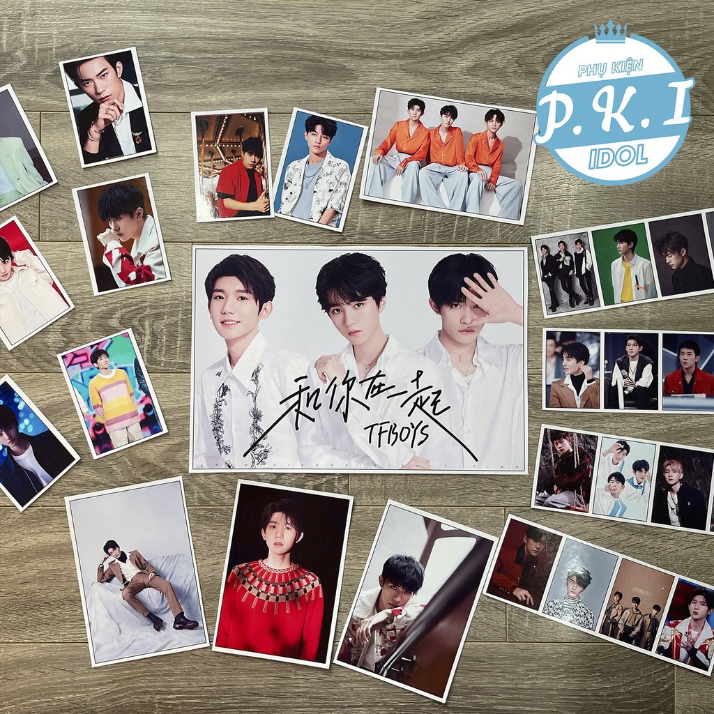 Bộ Sản Phẩm Nhóm Nhạc TFBOYS Combo Poster Và Card Cứng – QUÀ TẶNG KPOP