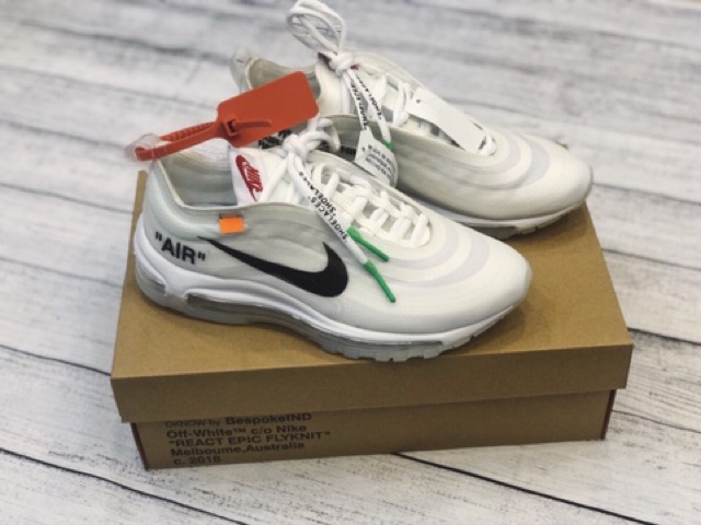 Giày Air Max 97 Off White nam nữ cao cấp nhẹ êm