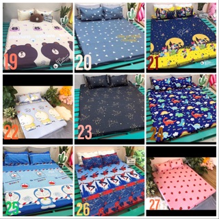 Set ga gối cotton poly