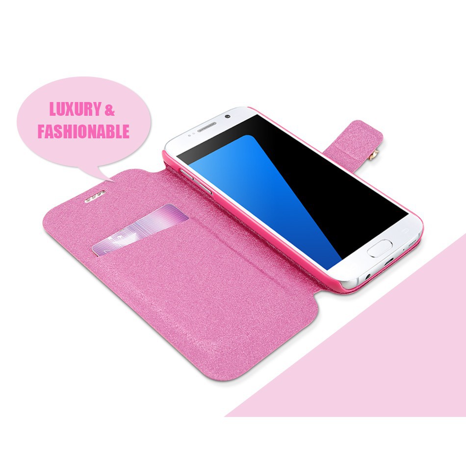 Bao da kim tuyến đính ngọc trai sang trọng cho Samsung Note 5 8 | BigBuy360 - bigbuy360.vn