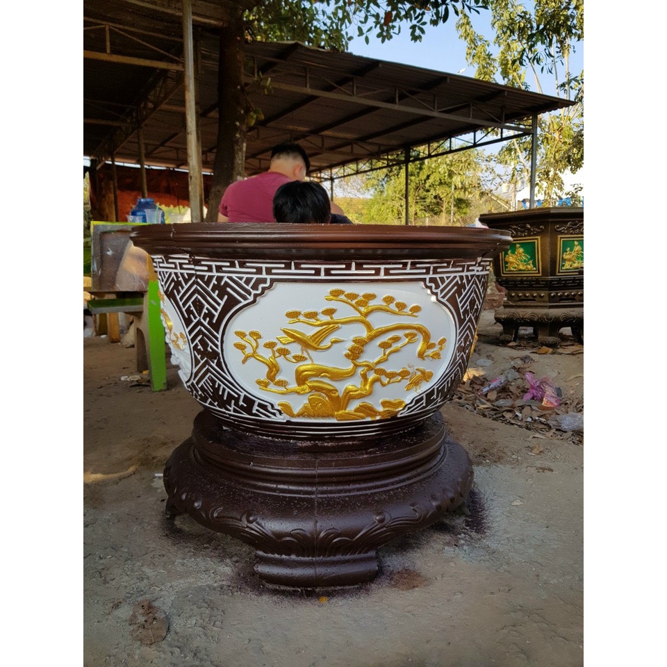 ❌❌Sơn chậu xi măng hệ nước màu Đen Dolphin 1kg, TRẮNG, 2 MÀU ĐƯỢC NHIỀU MÀU