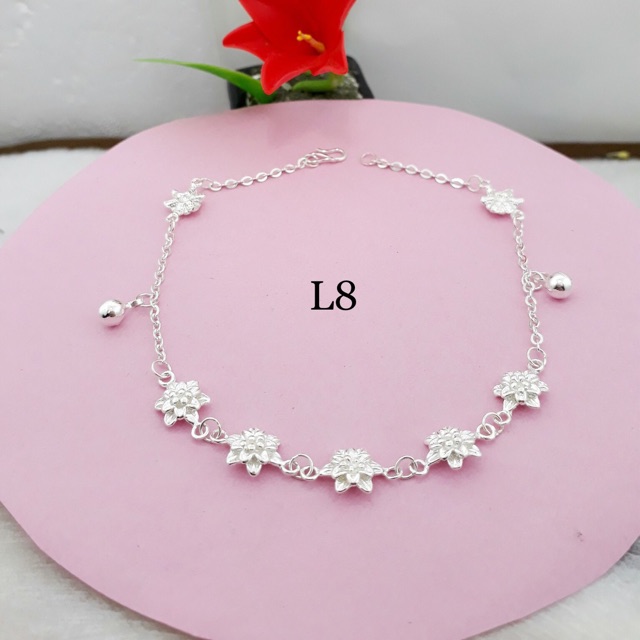 [ hải dương jewelry ] LẮC CHÂN NỮ BẠC TA CAO CẤP 925