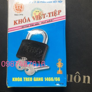Khoá treo gang 1466/66 ( ko bấm ) VIỆT TIỆP