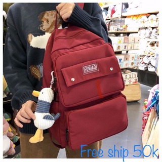 balo ULZZANG  Hàn Quốc nhiều ngăn chống nước mẫu hót nhất năm 2020