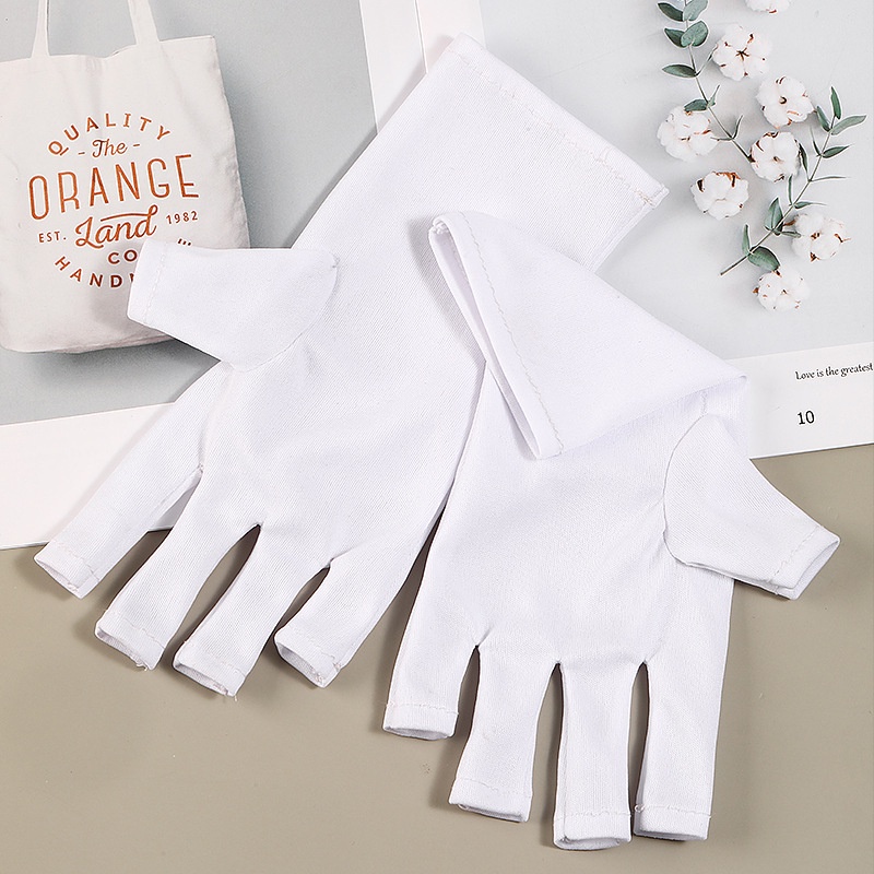 Găng Tay Chống Tia UV Bảo Vệ Móng Có 2 Kích Cỡ
