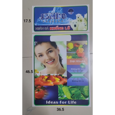 tem dán tủ lạnh không ghi thương hiệu
