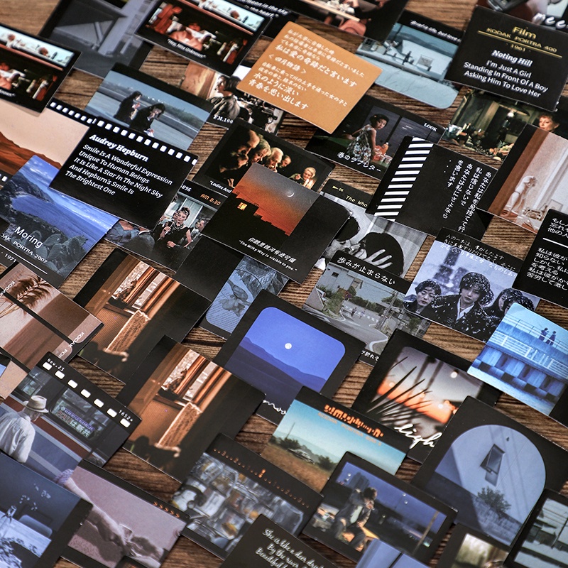 Set 46 Miếng Dán Trang Trí Sổ Tay/Sổ Tay Bằng Giấy Kiểu Năm Mới