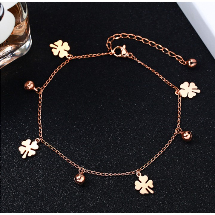 [CSJ]LẮC CHÂN TITAN CỎ 4 LÁ MAY MẮN | BigBuy360 - bigbuy360.vn