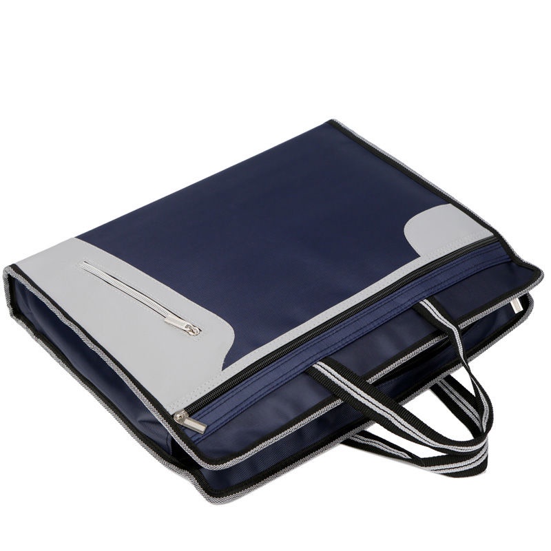 ◎❒✕ Túi xách Canvas phối khóa kéo thời trang công sở | BigBuy360 - bigbuy360.vn