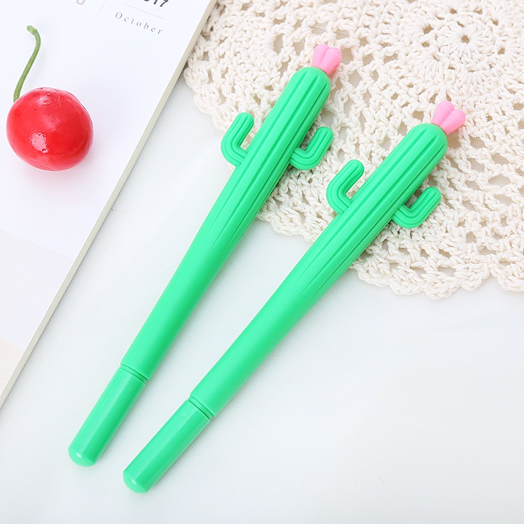 Bút gel mềm hình cây xương rồng sáng tạo