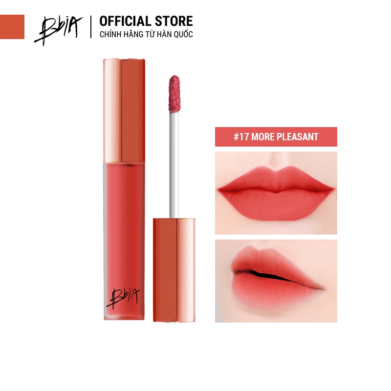 Son Kem Lì Bbia Last Velvet Lip Tint Version 4 (5 màu) 5g Bbia Official Store