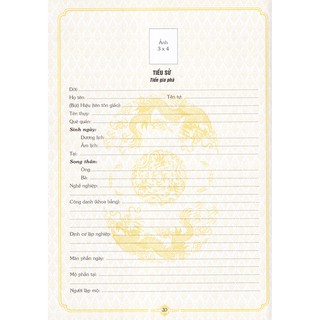 Sách - Gia Phả Dòng Tộc (Tái Bản)