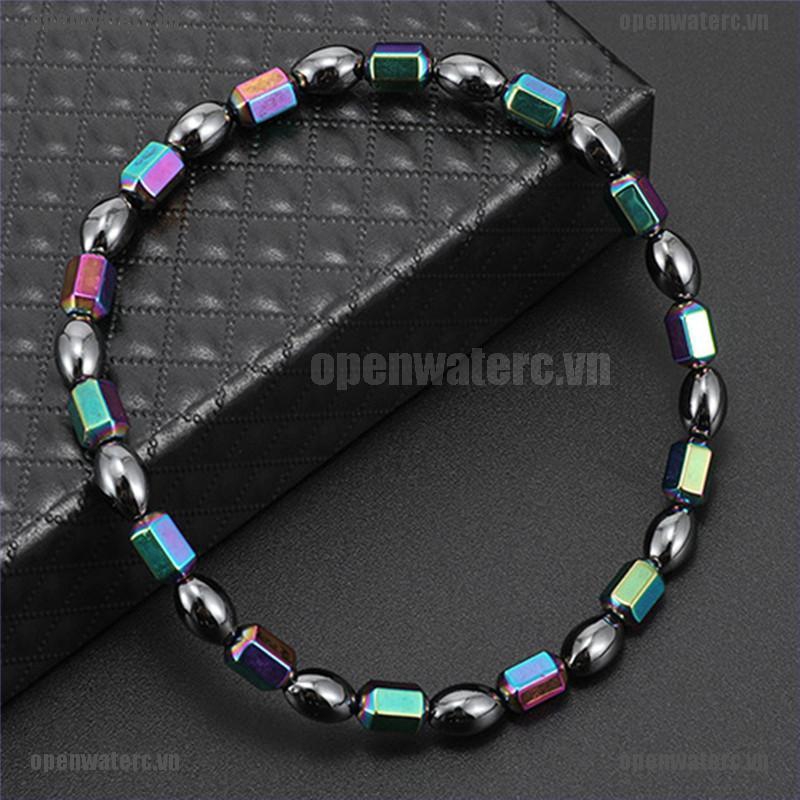 Lắc chân xỏ hạt đá hematite hỗ trợ giảm cân hiệu quả