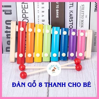 ĐÀN GỖ 8 THANH CHO BÉ loại đẹp