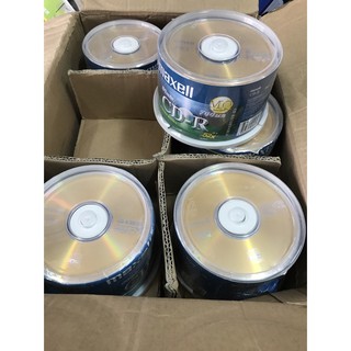 [Xả kho] Bộ 50 đĩa trắng CD MAXCELL FULL BOX 52X