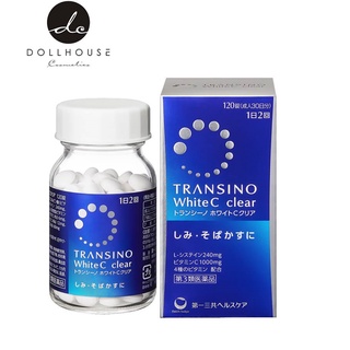 Viên uống trắng da Transino White C Clear Nhật 120 viên