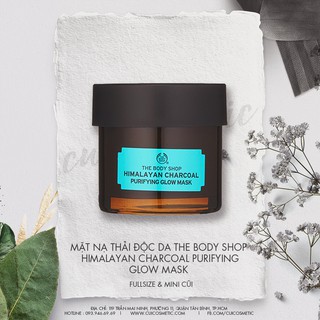 ( Cũi Cosmetic )Mặt nạ dưỡng da The Body Shop Himalyan Charcoal Purifying Glow Mask 75ml - 55727
