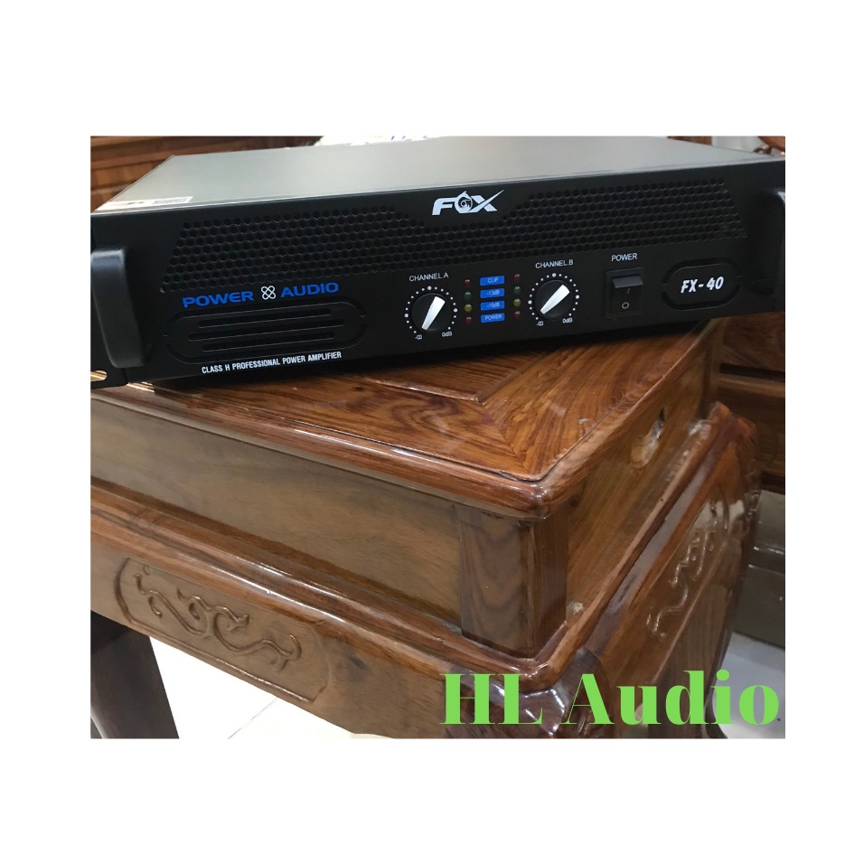 ĐẨY CÔNG SUẤT 2 KÊNH CAO CẤP FOX KICH FX-40 24 SÒ LỚN