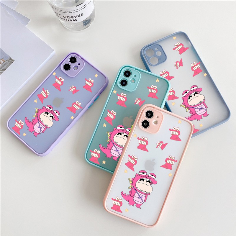 Ốp lưng Iphone dino shin viền màu iphone 6/6plus/6s/6s plus/ 7/ 7plus/ 8/ 8plus/x/xs/ xs max/ 11/ 11 promax/12 /12 pro m