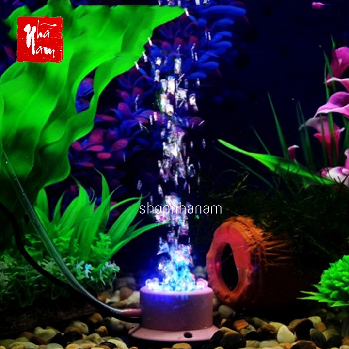 Đèn led bể cá, đèn led sủi oxi nhiều màu trang trí bể cá phụ kiện thiết bị bể cá