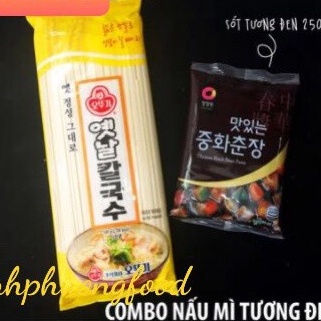Combo nấu mì tương đen chuẩn Hàn