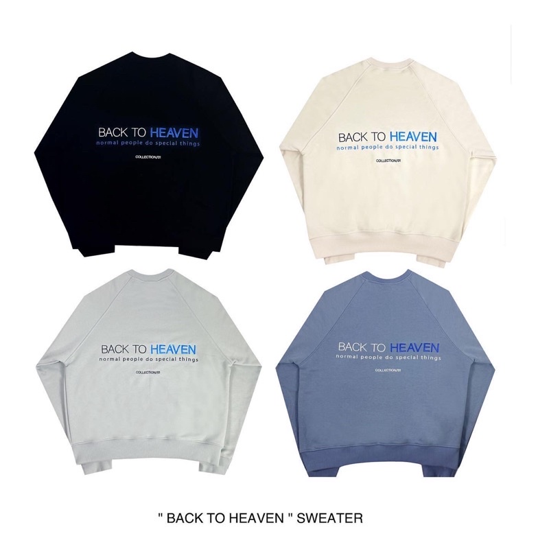 Áo SWEATER BACK TO HEAVEN