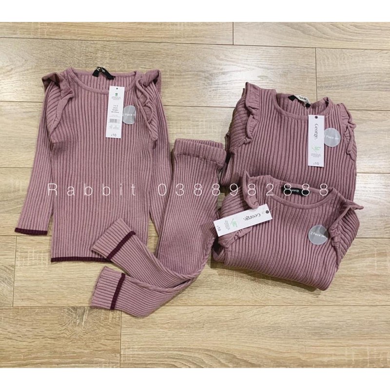Set bộ len Geoge dư xịn cho bé gái