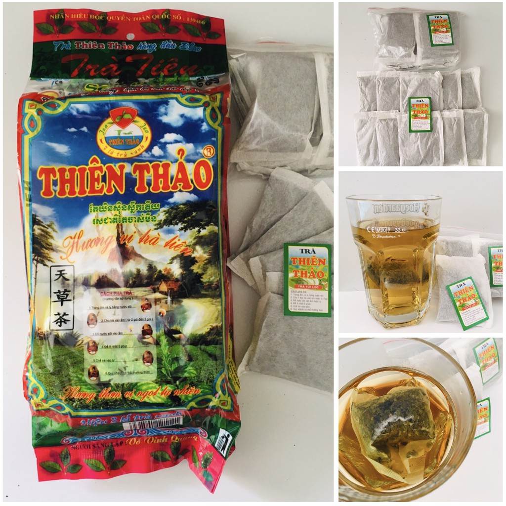 Trà túi lọc sâm dứa Thiên Thảo hương vị trà tiên 350g/60túi lọc đặc sản Đà Lạt_HÀNG CÔNG TY