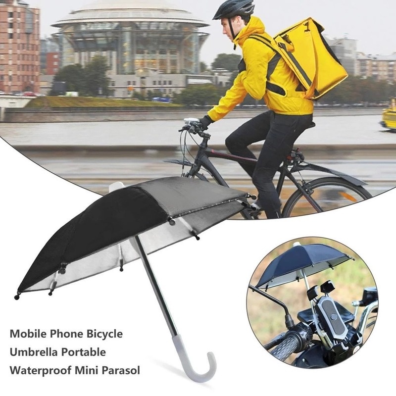 Giá Đỡ Dù Che Nắng Mưa Chống Gió Tự Động Tiện Dụng Gắn Xe Máy/Xe Đạp