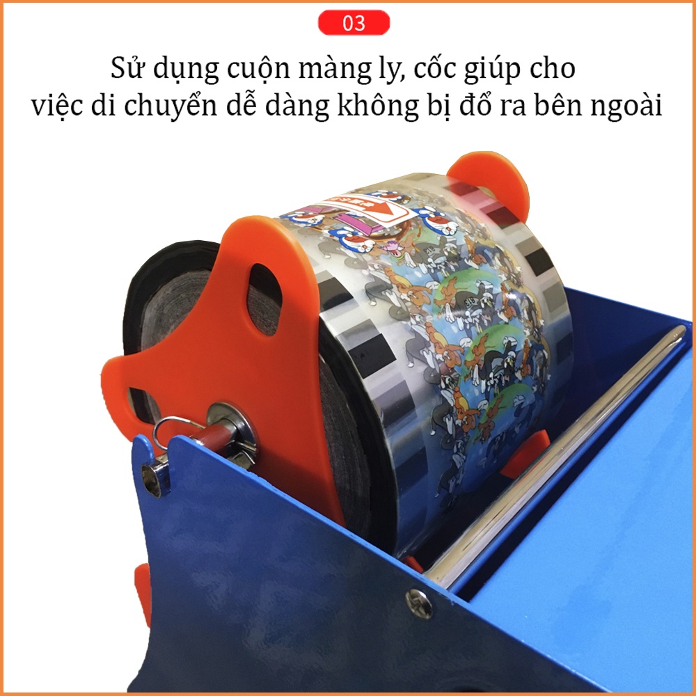 [Mã LT150 giảm 150k đơn 699k] Máy Ép Miệng Ly ABG Model IC-25 Chuyên Dụng Dán Màng Cốc Dành Cho Nhà Hàng