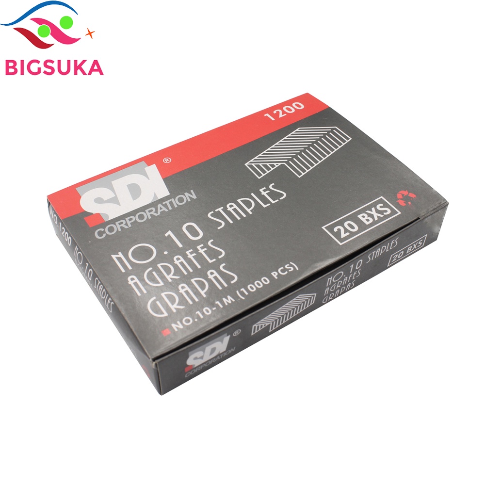 Kim bấm giấy số No.10 SDI hộp 1000 kim BIGSUKA