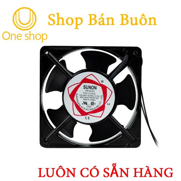 Quạt Tản Nhiệt Sunon 220-240VAC 0.14A Taiwan