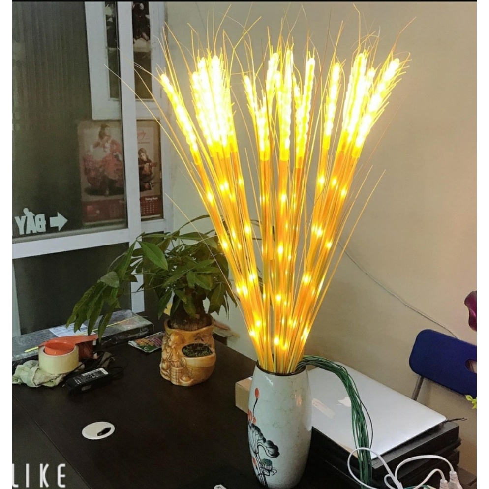 [Tặng phích cắm] Led Bông Lúa, Trang Trí Tết, Tài, Bàn Thờ Gia Tiên - Đại Diện Cho Sự Âm Lo,Đủ Đầy,Sung Túc Cả Năm 2022