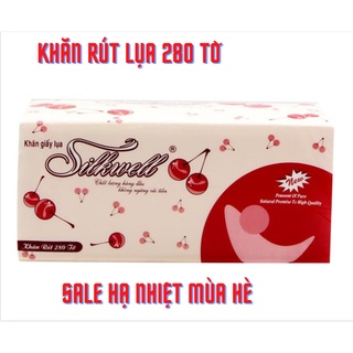 Giấy ăn rút lụa 280 tờ x 2 lớp Silkwell