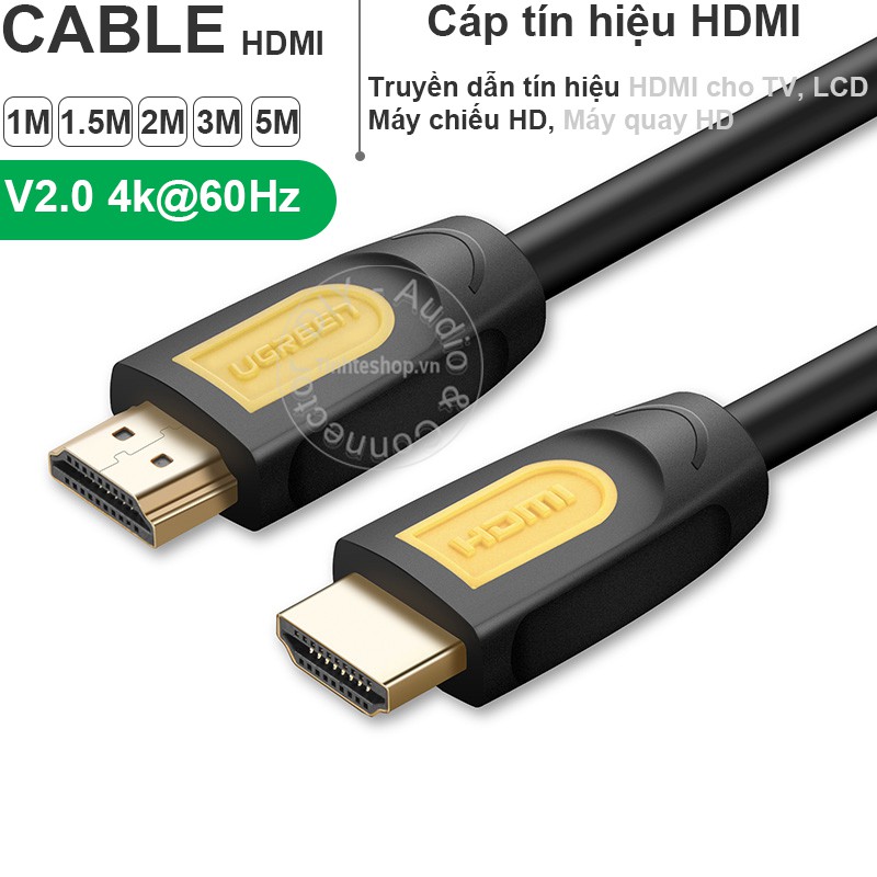 Dây cáp HDMI 4K60Hz 1 mét 1.5 mét 2 mét 3 mét - 5 mét 4K30Hz Ugreen