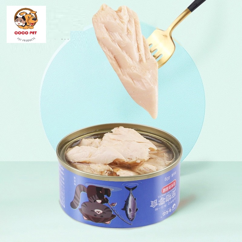 CÁ NGỪ Đóng Hộp Sẵn Cao Cấp Tiện Lợi An Toàn Cho Mèo 80g